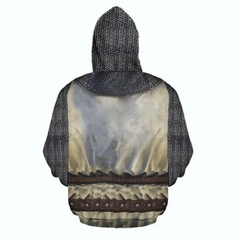 Sudadera con capucha de fantasía de caballero templario Medieval para adultos, disfraz de Orden Templaria Retro, Sudadera con capucha estampada, Jersey