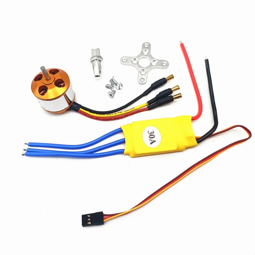 XXD A2212 2212 1000KV 1400KV 2200KV 2450KV Bürstenloser Motor mit 30A Bürstenlosem ESC Motorgeschwindigkeitsregler für RC FPV Drohne – Detail 1