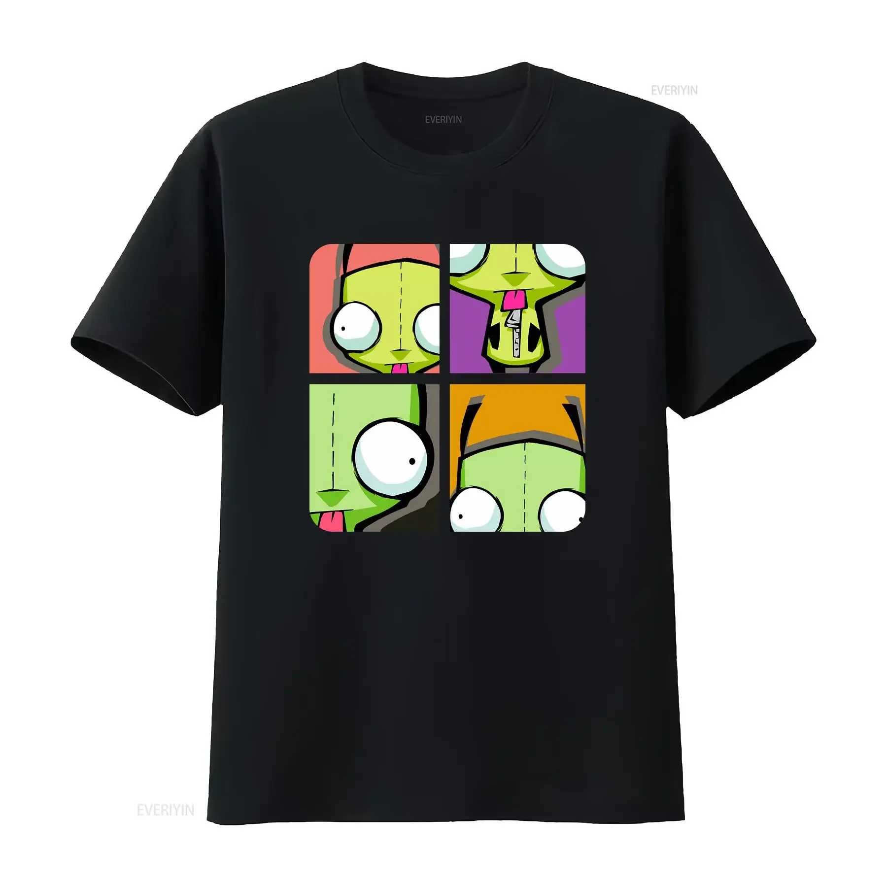 

Футболка Invader ZIm, новинка с бирками, мятная 25, цена, ТВ-шоу, анимация, мультяшный, черный, винтажный, стираный, удобный, с графикой, растянутый