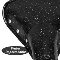 Pu Vintage Bike Saddle Durable Aluminum Alloy Bicycle Seat Cushion Shock Absorbing Wide Comfortable Replacement For Road