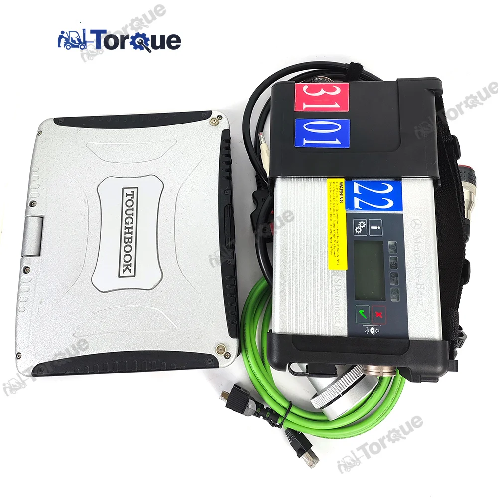 CF19 laptop MB STAR C5 Multiplexer for Benz mb SD Connect C5 xenry das wis epc DTS truck car diagnostic PK mb c6