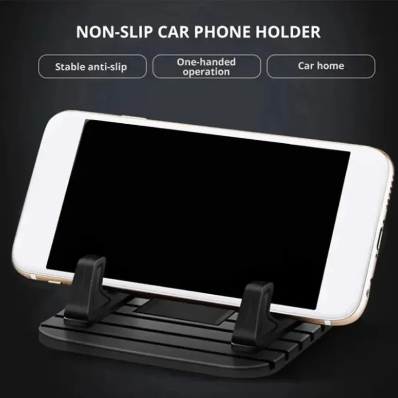 New Non-slip Car Phone Holder GPS Navigation Bracket Desktoop Phone Stand For iPhone Samsung Xiaomi Android Smart Phones