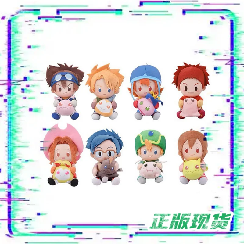 Аниме-фигурка Digimon Adventure: плюшевая кукла-сюрприз (слепая коробка), подтвержденная коллекционная игрушка с персонажами Тайчи, Ямато, Коромон, для декора дома