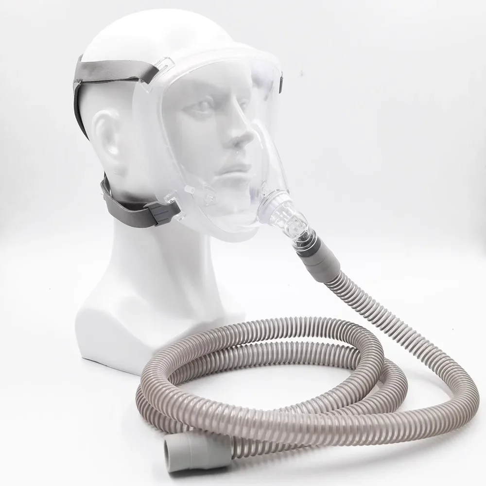 Full Face CPAP Mask ForAnti Snore Sleep Apnea Universal Respirator Ventilator Mask With Straps