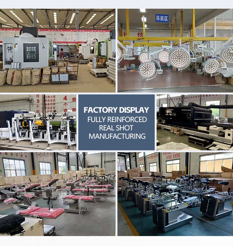 Orthopedic Electric-Hydraulic C-Arm Surgical Operating Table with Lamp for Surgical Procedures