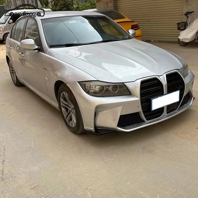 مصد السيارة لسيارات BMW 3 Series E90 320 325 2005-2012 ترقية M3 نمط المصد الأمامي مصبغة طقم الجسم الجمعية ملحقات السيارات الخارجية