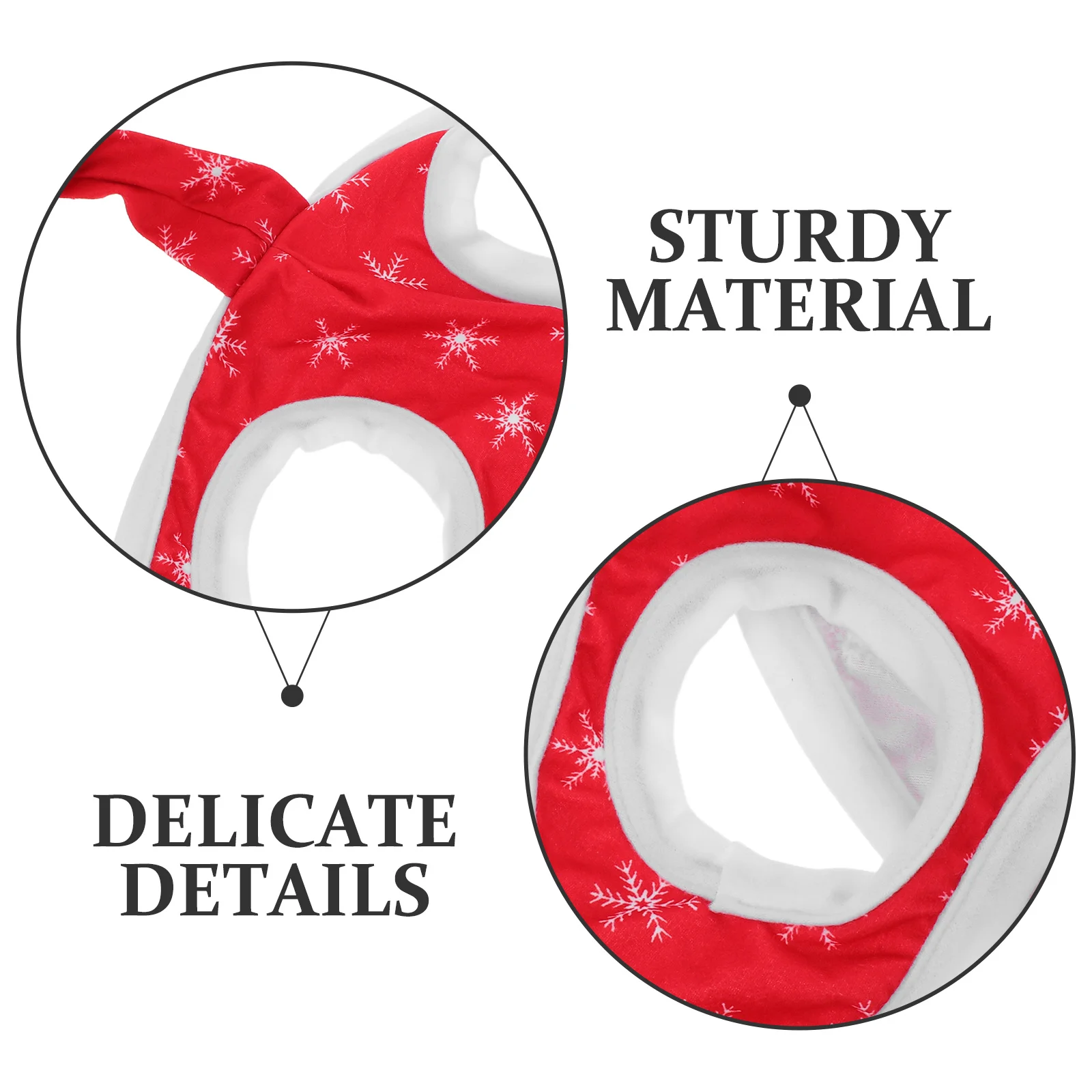 الأحمر ندفة الثلج الحصان سانتا قبعة عطلة حزب الديكور لينة قابل للتعديل الفروسية عيد الميلاد قبعة موكب الحظيرة التقطت الصور زي #3