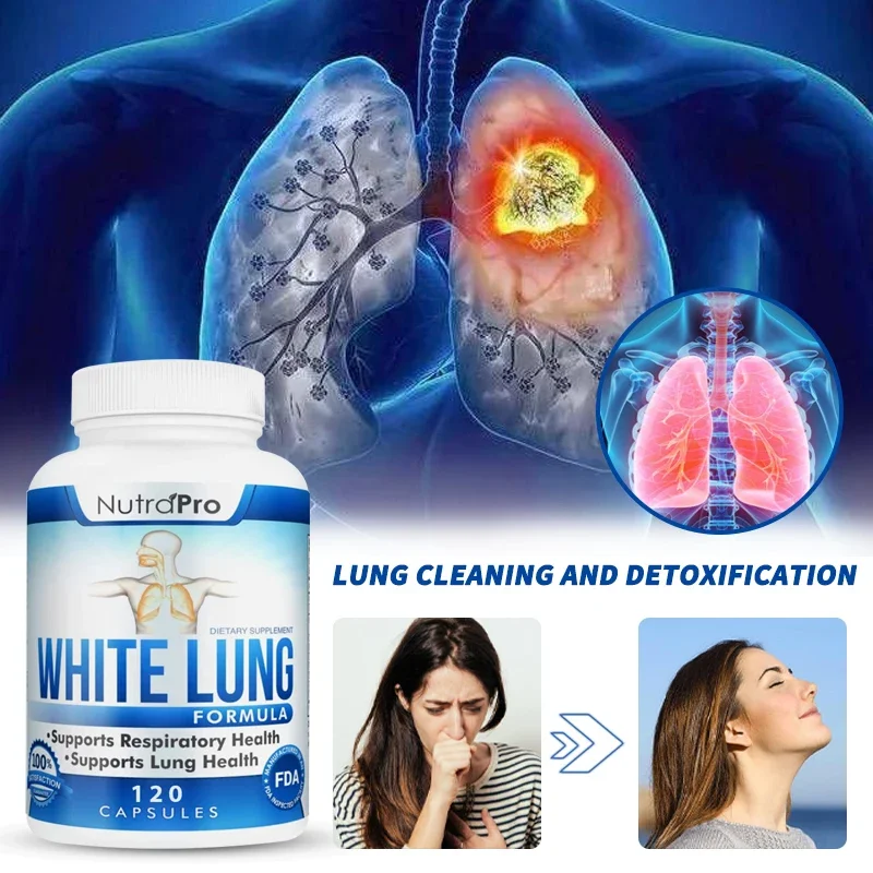 Lungs Respiratory System Health Supplement, purifies the lungs and enhances deep cleansing of the lungs and bronchial tubes