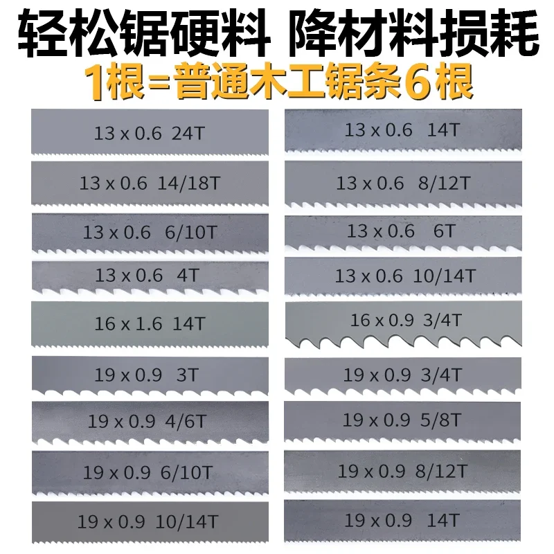 Fotografia 5: Lâmina de serra de fita pequena vertical para carpintaria, 8 polegadas, 9 polegadas e 10 polegadas, para cortar bandas de serra de metal