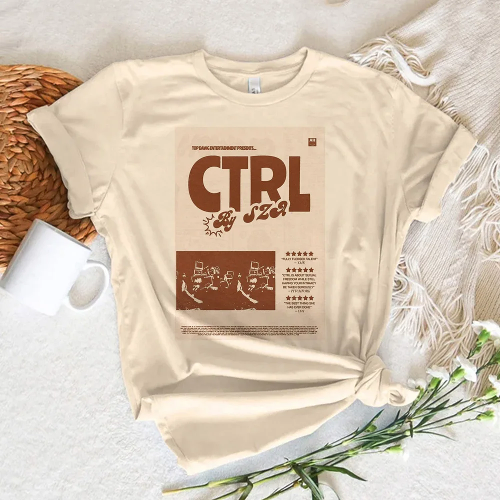 

Sza t-shirts women Y2K t shirt female streetwear graphic designer clothes