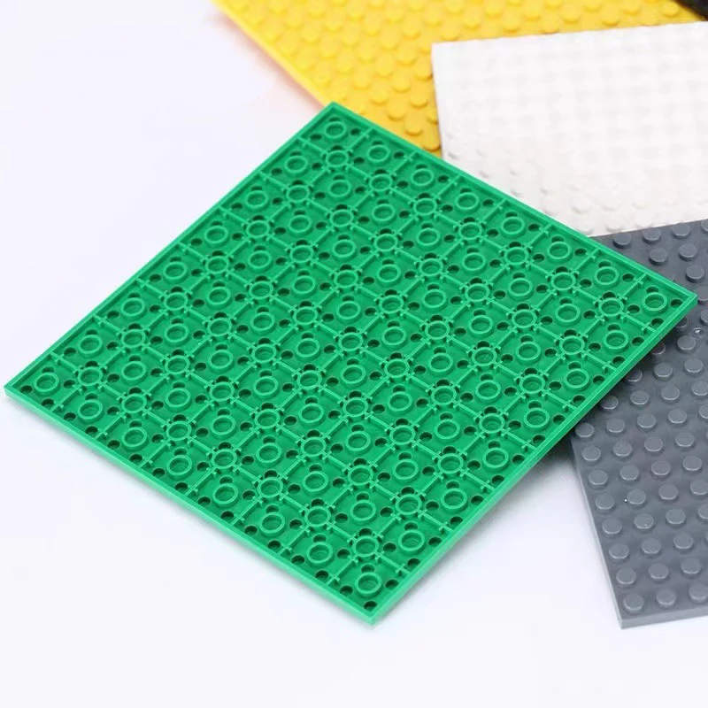 32x32 Dots Double Sided Baseplate for Building Brick 16x16 City Classic Block Plates DIY Plastic Small Block Assembly Part Toy