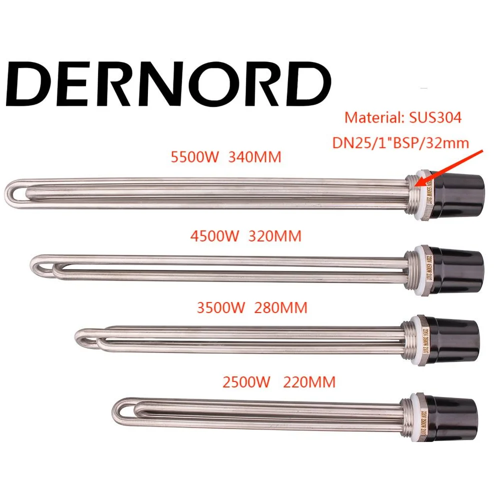 DERNORD DN25 220v Water Heater Element 1\