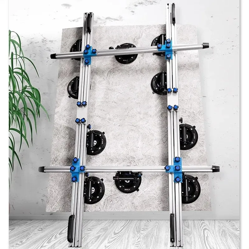 Large Format Tile Handling System - Granite & Ceramic Tile Lifter with Double-Layer Thickened Suction Cups