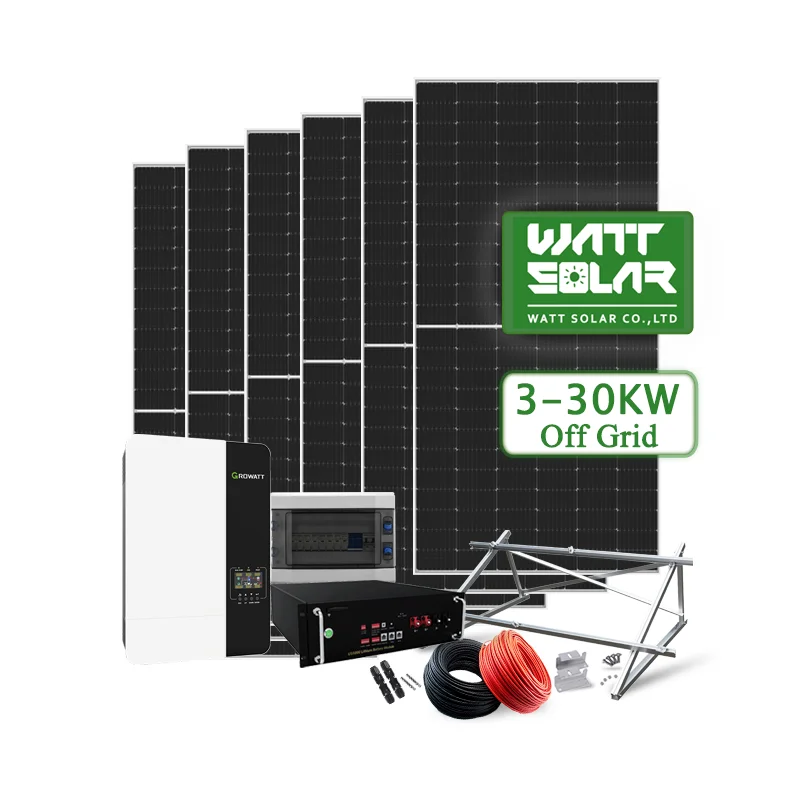 

5kW 10kW 15kW 20kW Solar Panels With Battery And Inverter Panneau Solaire Kit Complet Off Grid Solar Energy System