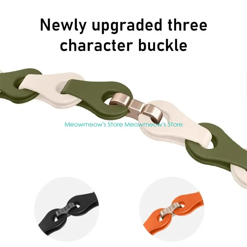 W91A شريط السيليكون الناعم للفرقة 8/9/10 جهاز معصم ذكي متوفر بألوان متعددة استخدم حزام مراقبة اليومية