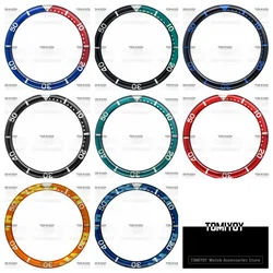 39MM Option C Orang Blue Black Red Green Resin Flat Watch Bezel Insert Fit For SKX Mechanical Wristwatch