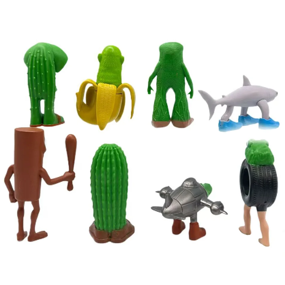 8Pcs Tung Tung Tung Sahur Figure Toy Tralalero Tralala Figure Toy Tung Tung Tung Sahur Toy Tralalero Tralala Shark Figurine