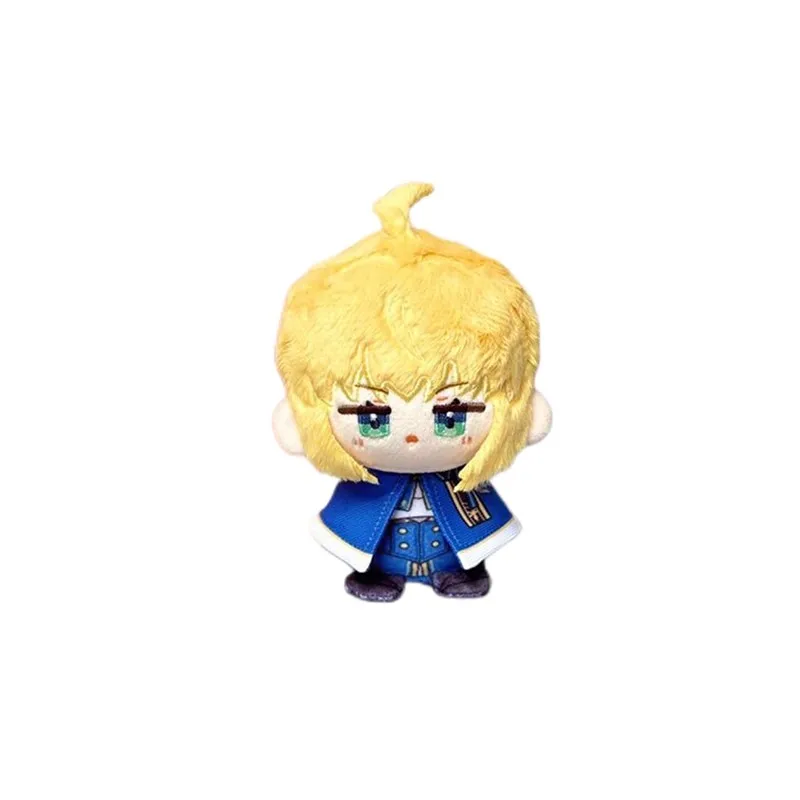 Anime Fate Stay Night Plush Dolls Keychain Mini Pendant Archer Plush Toys Birthday Fate Saber Stuffed Doll Kids Holiday Gift