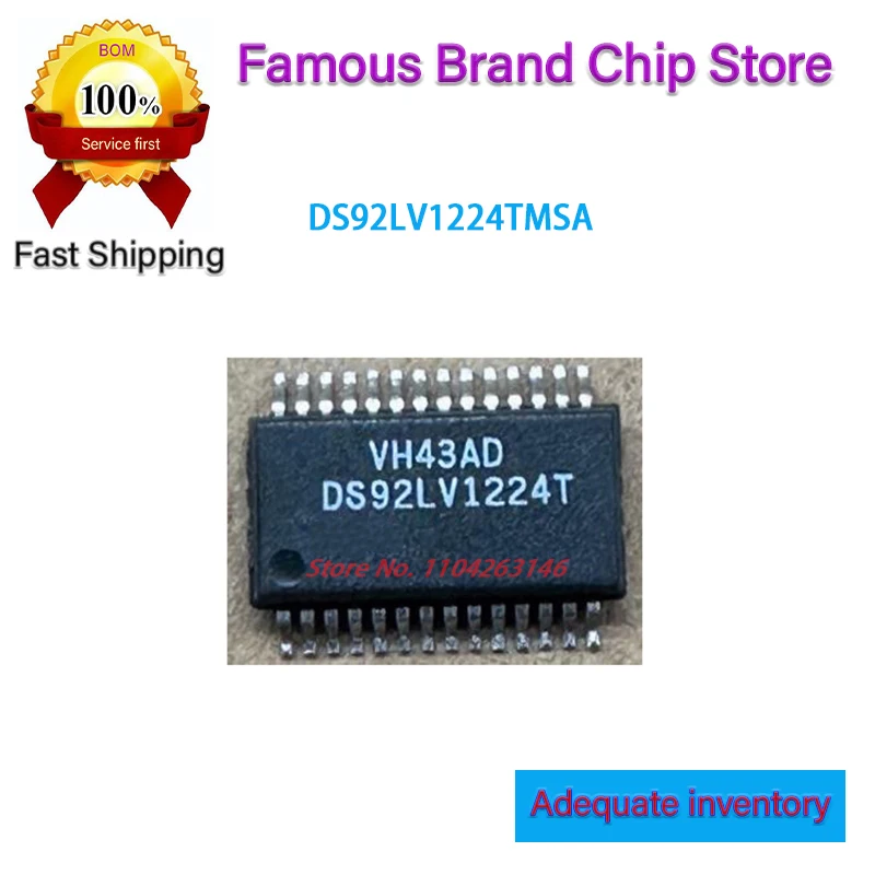

5-50 шт. новый чип DS92LV1224TMSA DS92LV1224T SSOP-28
