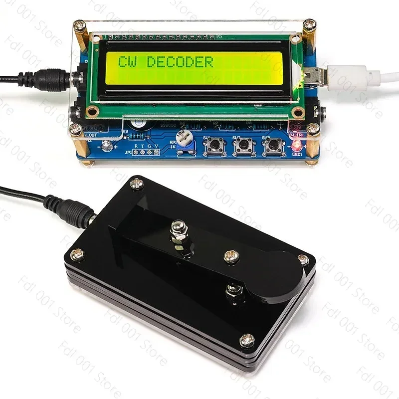 CW Morse Code Decoder Trainer DIY Electronic Kit Soldering Practice Parts