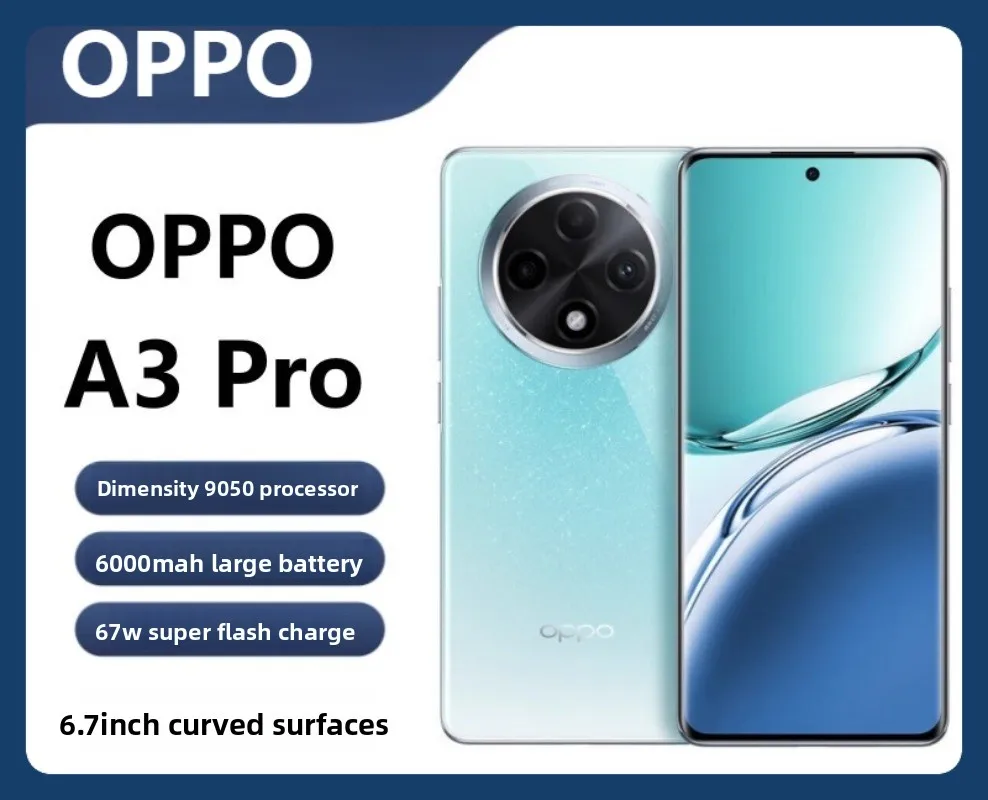 هاتف OPPO A3 Pro 5G الذكي IP69/IP68/IP66 مقاوم للماء 6.7 بوصة 120 هرتز شاشة OLED، شحن سريع 67 وات بطارية 5000 مللي أمبير في الساعة عالمية مفتوحة #2