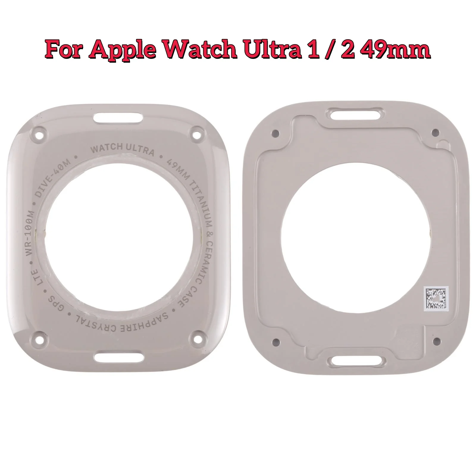 

Для Apple Watch Ultra 1/2 49 мм задняя крышка рамка часы внешняя рамка без ремонта стекла запасная часть