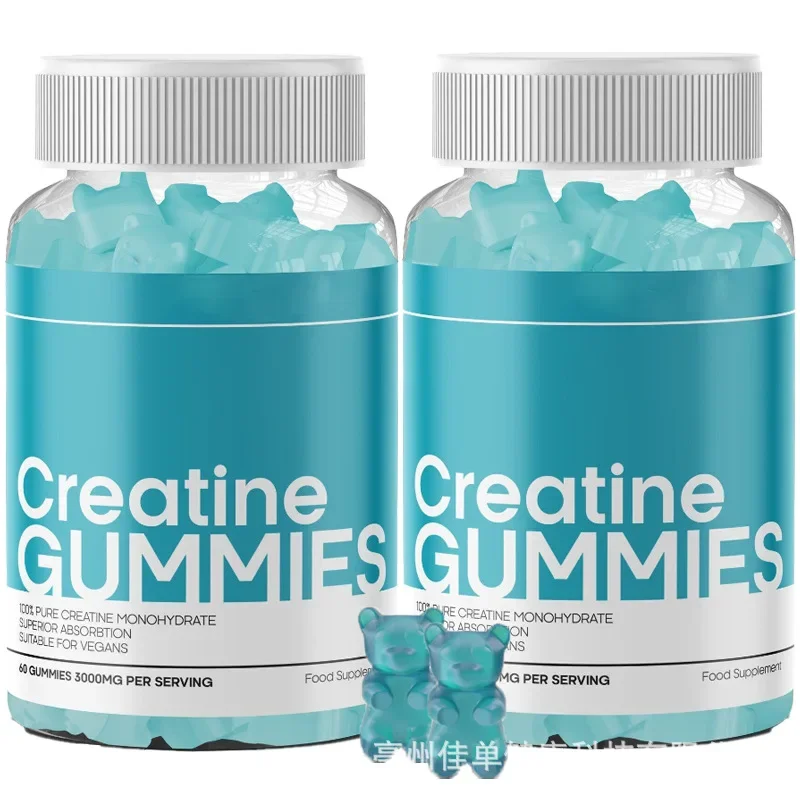 Creatine monohydrate increases muscle gummy and builds muscle