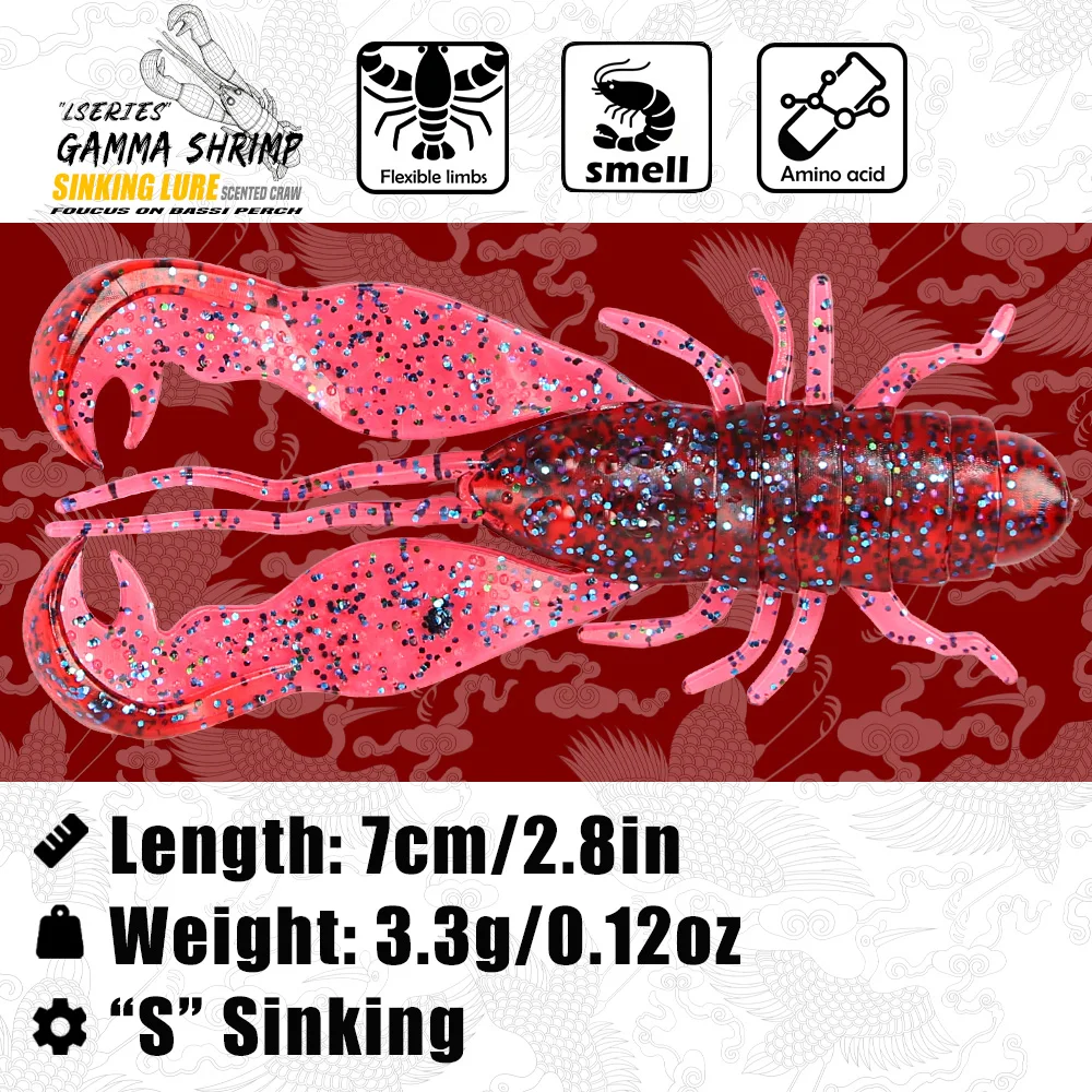 Esche Morbide B&U a Forma di G - Fishing Lure Soft Plastic recensione e prezzo