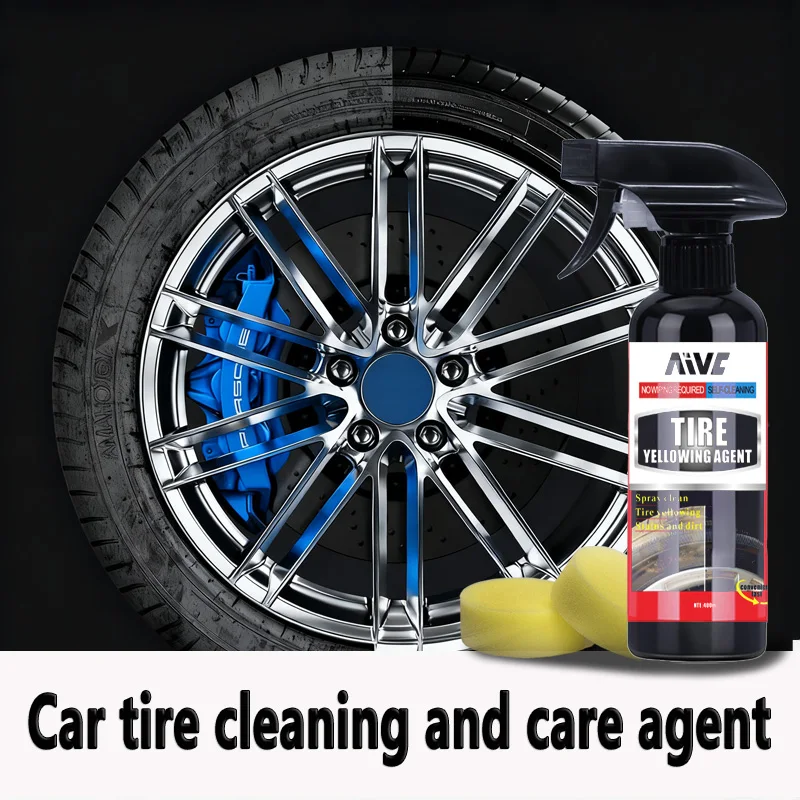 منظف إطارات السيارة الاحترافي - تنظيف عميق، اختراق سريع، سهل الشطف، تألق طويل الأمد، مضاد للشيخوخة، العناية بالسيارات