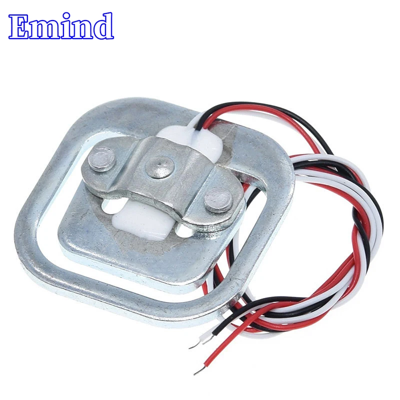 

2/3Pcs Load Cell Body Scale 50kg Resistance Strain Half Bridge Sensor 50kg 1000 Ohm Half Bridge Strain Gauge