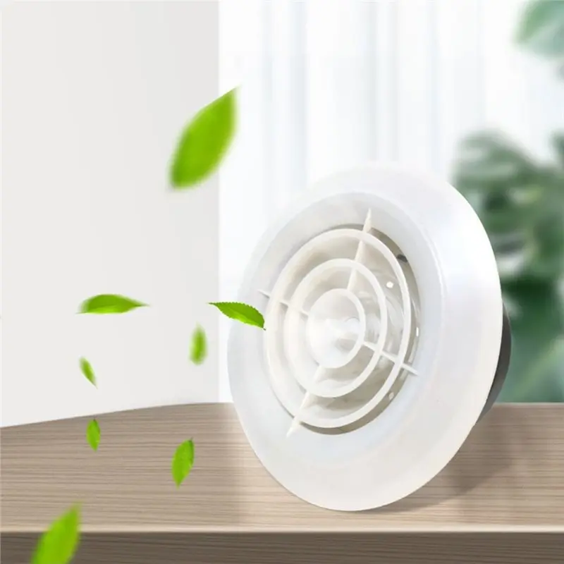 DT19-Round Vent Cover (With Clips And Insect Mesh) 200Mm Ceiling Ventilation Grille For Ventilation And HVAC Systems
