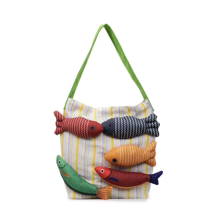 

Женская холщовая сумка-тоут, большая вместительная полосатая сумка-ведро для работы, модная повседневная сумка через плечо, универсальная офисная сумка для пригородных поездок