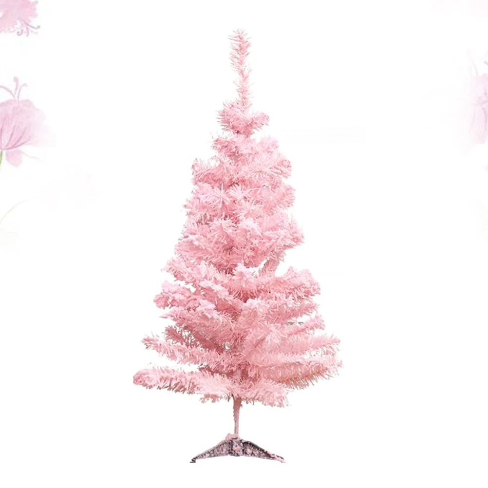 Christmas Banner Table Top Tree Mini Tabletop Artificial Trees Prop Cedar for Decor Creative