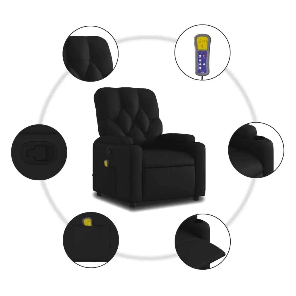 Ergonomic  Faux Leather Massage Recliner  for Comfort