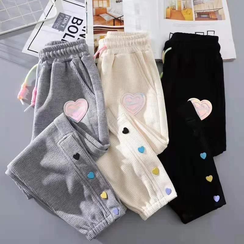 New Baby Girls  Leggings Pants Spring Autumn Kids Girl Pants Fashion Waist Long Trousers Children's Pant 4 6 8 10 12 14 years