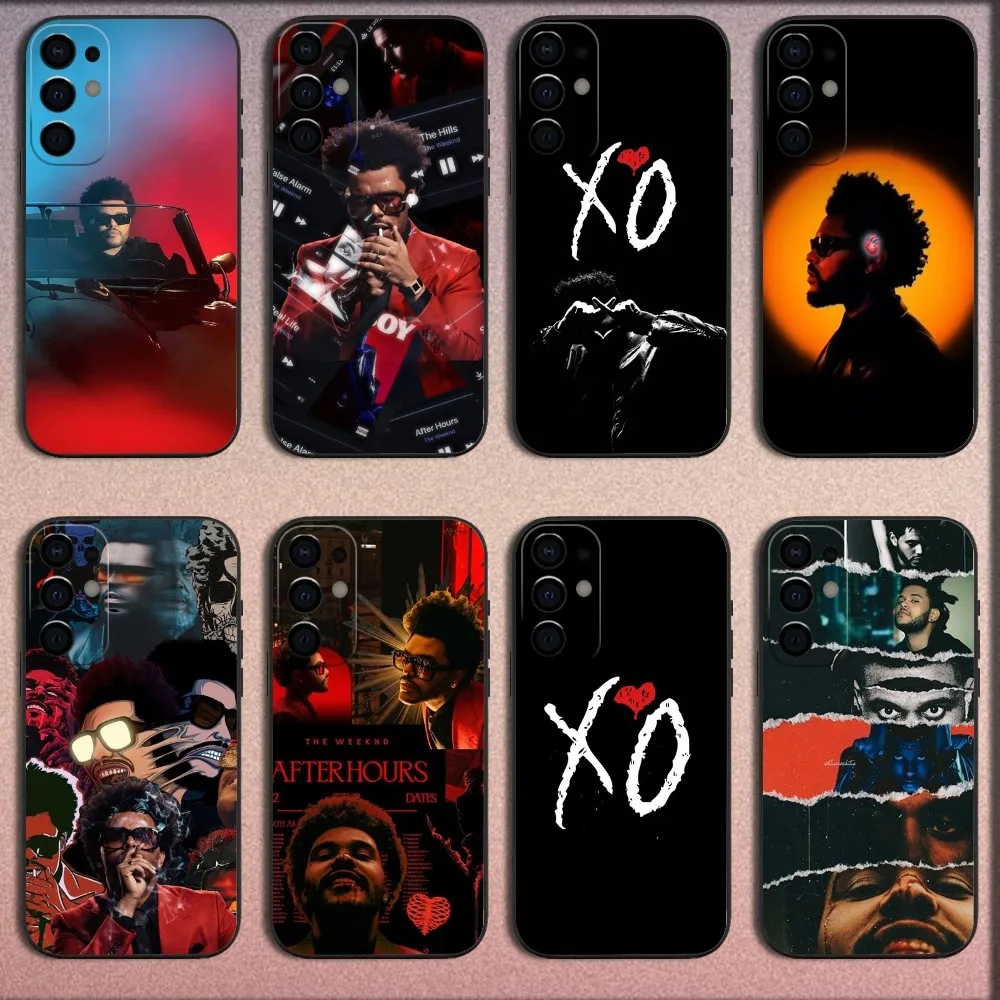 The W-Weeknd XO Phone Case For Samsung S25,S24,S21,S22,S23,S30,Ultra,S20,Plus,Fe,Lite,Note,10,9,5G Black Soft Cover