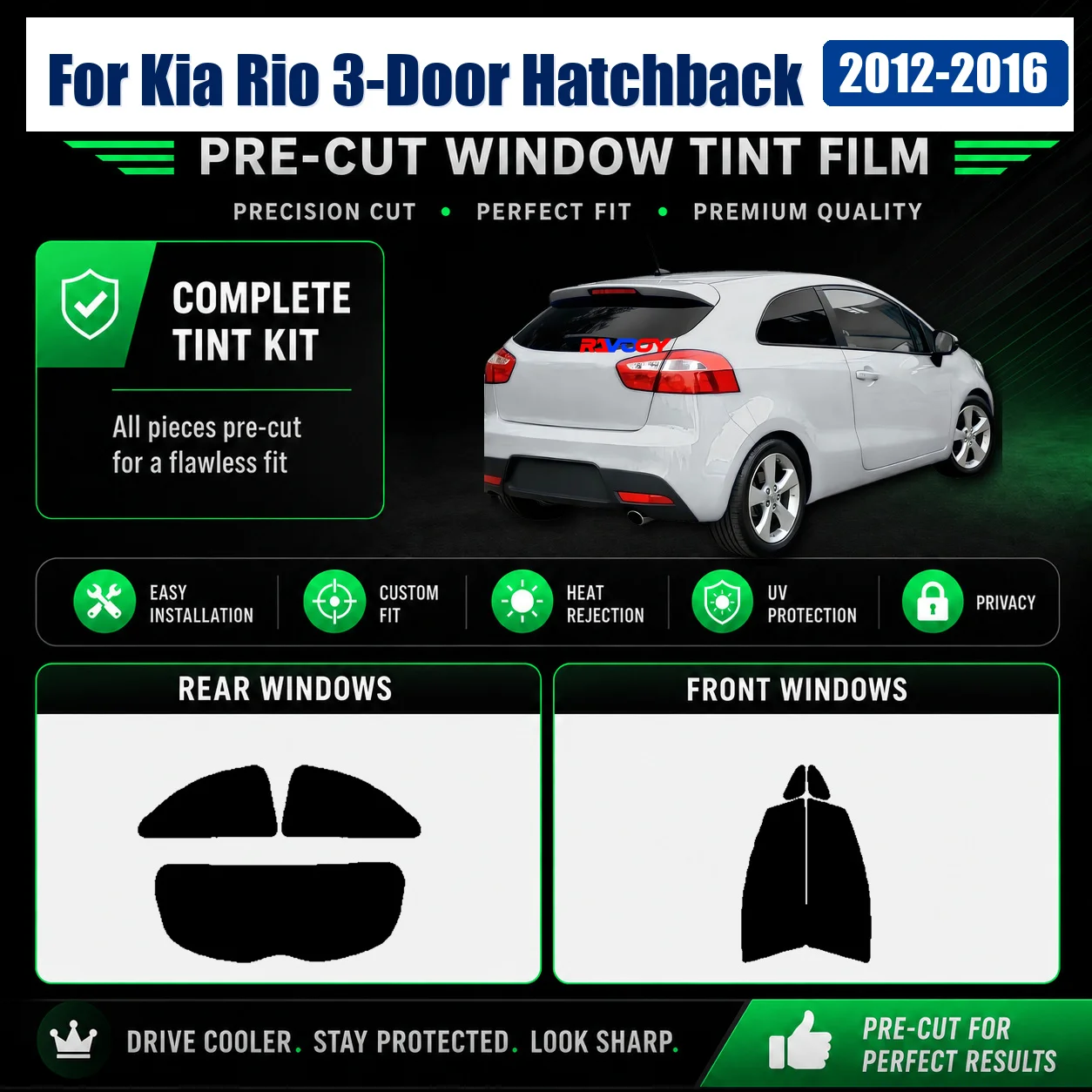for-kia-rio-3-door-hatchback-2012-2016-tint-film-precut-full-set-window-custom-cut-kit