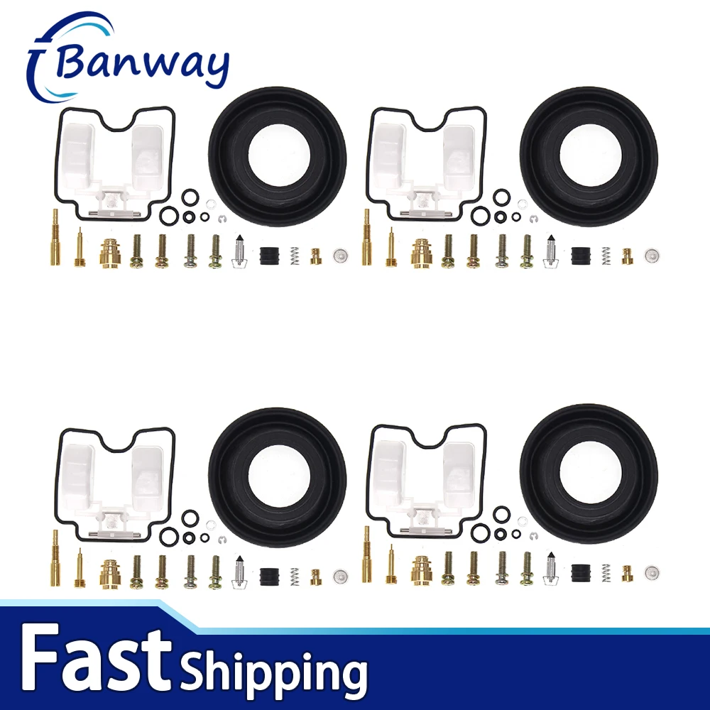 

4X Carburetor Repair Kit For Suzuki Katana750 GSX750F 1998-2006 Diaphragm Float