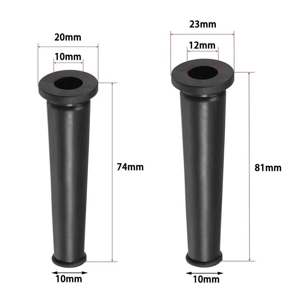 Bộ 5 Đen Dây Cao Su Bảo Vệ Cáp Tay Boot Dành Cho Góc Đen Ủng Cao Su Bảo Vệ Cho Máy Khoan Điện dây Cáp