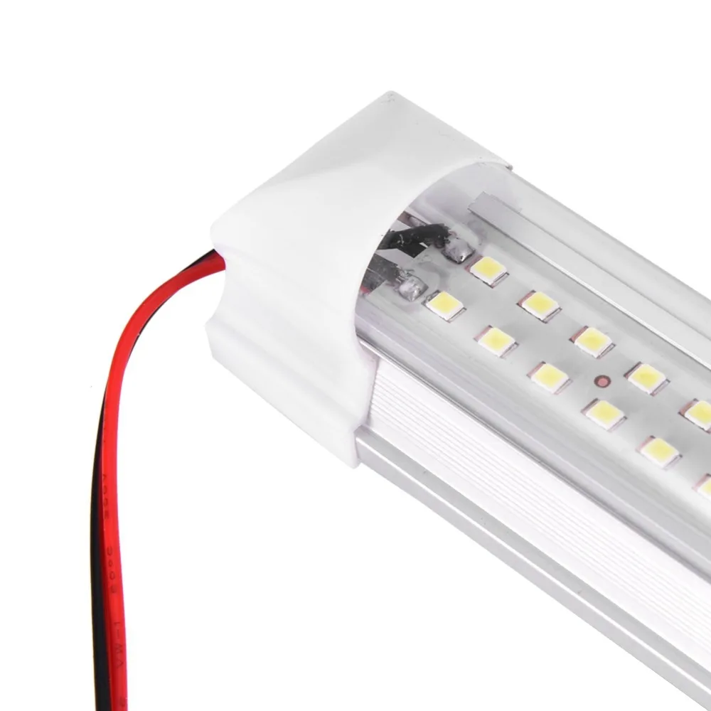 4パック耐久性のある72led-ledランプチューブdc-12v-80v低電圧ライトチューブ白色光6500k-430lm-ledライトバー-キャンピングカー-トラック用