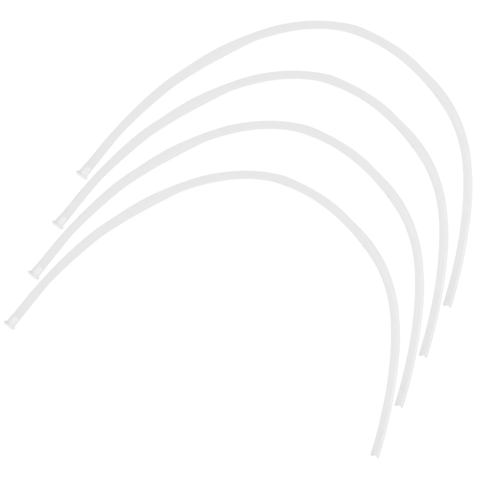 

4Pcs Silicone Tubing Hose Soft Flexible Replacement Water Dispenser Pipe Wear Resistant Pump Hose for Water Bottle