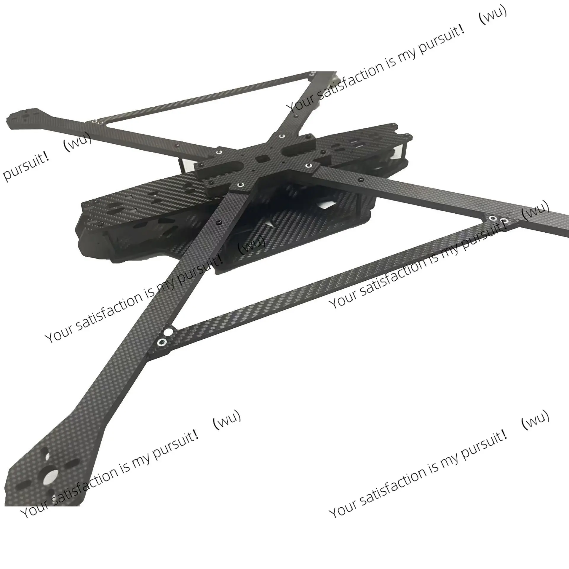 3K carbon fiber board drone rack assembly accessories CNC engraving model aircraft parts Carbon plate processing shell