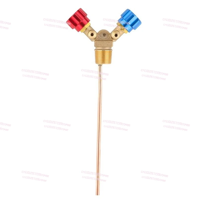 

Специальный цилиндрический клапан для восстановления и наполнения хладагента, взрывозащищенный звуковой клапан высокого и низкого давления, ручной клапан с переключателем