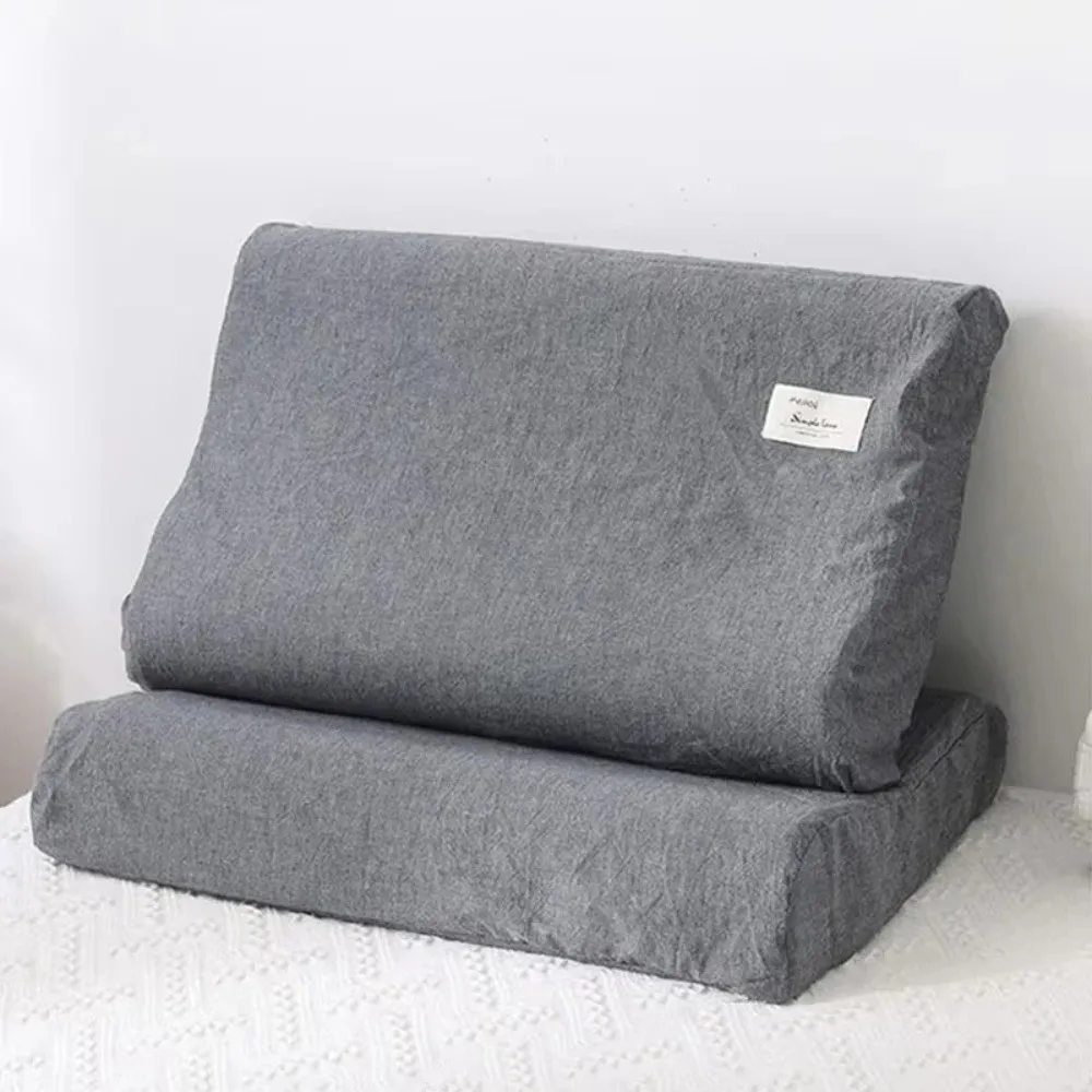 1PC Fashion 30x50cm Latex Pillowcase Washable Comfortable Memory Pillow Cover Cotton Pillow Cover Case For Home Bedroom Sleeping