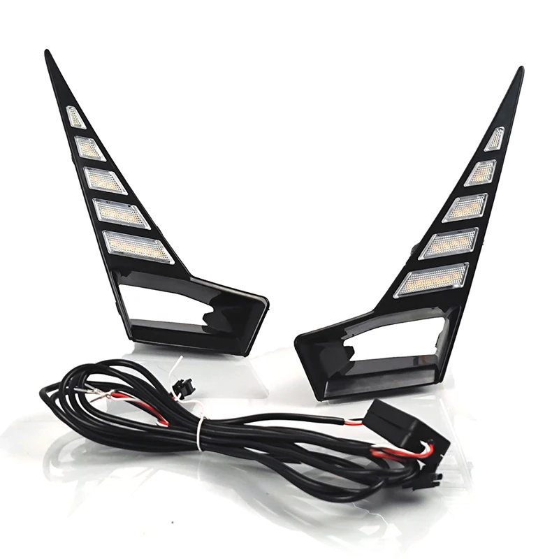 Modified LED Daytime Running Lights, Dedicated Flow Turn signal Lights, Driving Decorative Lights for Nissan Qashqai 2023