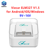 Viecar vc100 OBD2 Scanner Tools Code Reader Diagnostic J1850 OBD 2 Protocols Clear Faults On ECU ELM327 V1.5 Check Engine HUD