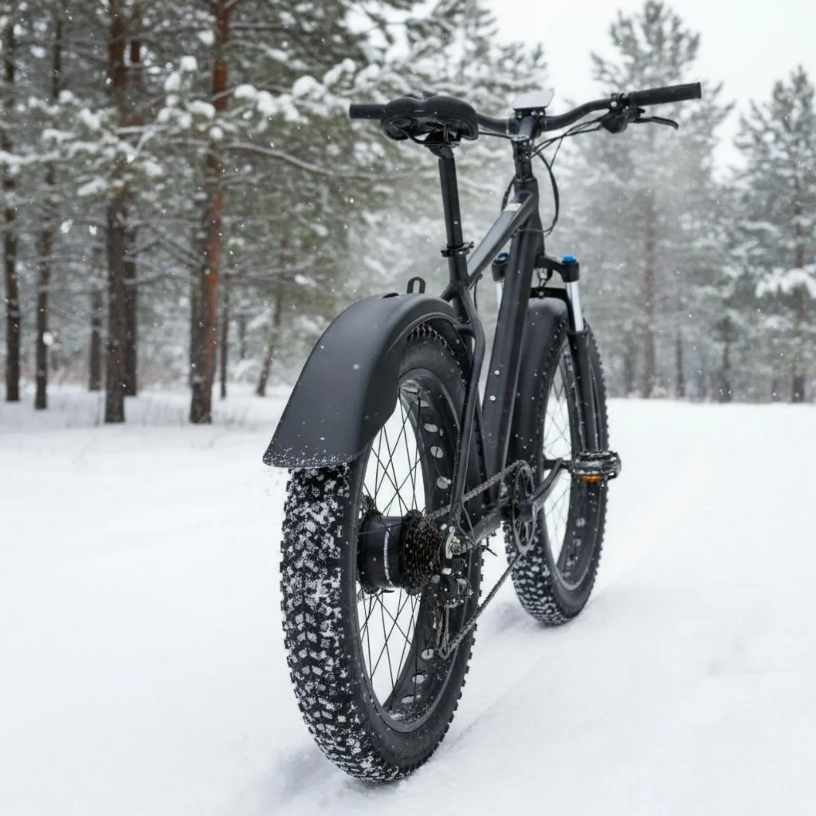 Winter Bike Guard Long-Lasting Wide Tire Guard Set Mud Guard Shock Resistant - view 2