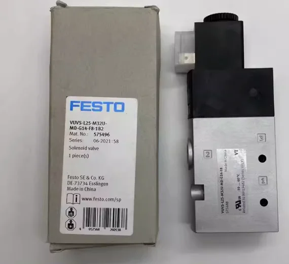 

New original FESTO Solenoid valve VUVS-L25-M32C-AZD-G14-F8 VUVS-L25-M32C-AZD-G14-F8-1C1 VUVS-L25-M32C-AZD-G14-F8-1B2