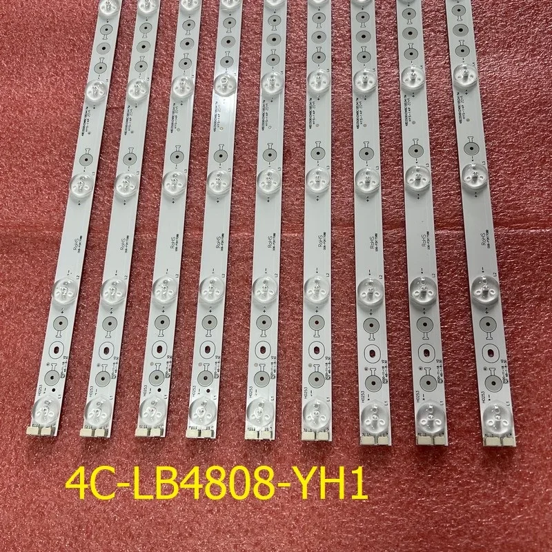 LED Strip For THOMSON 48FU4243C TCL L48F3390A L48F3320-3D LED48C910DJ L48F3310-3D LVF480SDAL 4C-LB4808-YH1