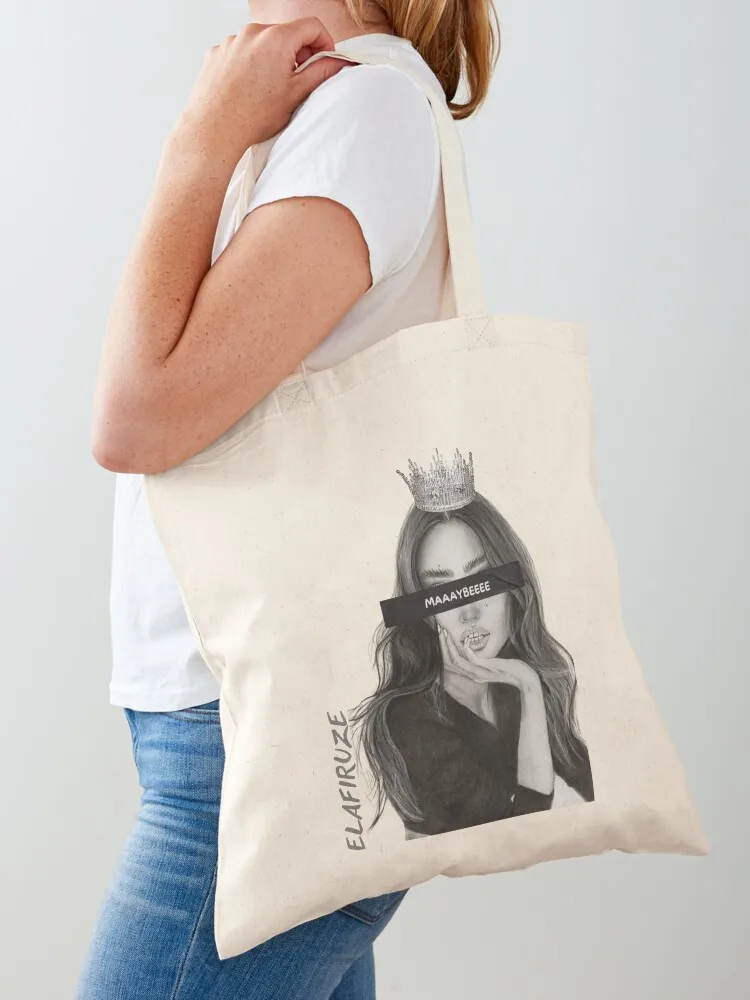 

Portrait drawing with crown Tote Bag bag for beach Lady bag the tote tote men